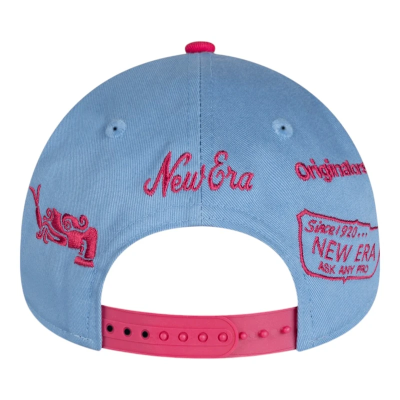 Mexico Blue and Pink Anniversary New Era 9FORTY A-Frame Snapback Hat