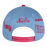 Mexico Blue and Pink Anniversary New Era 9FORTY A-Frame Snapback Hat