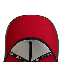 Mexico Cream Green and Red Anniversary New Era 9FORTY A-Frame Snapback Hat