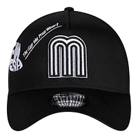 Mexico White on Black Anniversary New Era 9FORTY A-Frame Snapback Hat