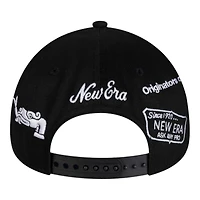 Mexico White on Black Anniversary New Era 9FORTY A-Frame Snapback Hat