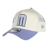 Mexico Chrome and Lavender Anniversary New Era 9FORTY A-Frame Snapback Hat
