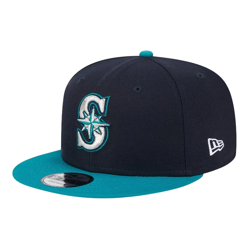 Seattle Mariners Navy and Teal New Era 9FIFTY Snapback Hat