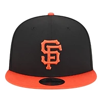 San Francisco Giants Black and Orange New Era 9FIFTY Snapback Hat