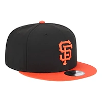 San Francisco Giants Black and Orange New Era 9FIFTY Snapback Hat