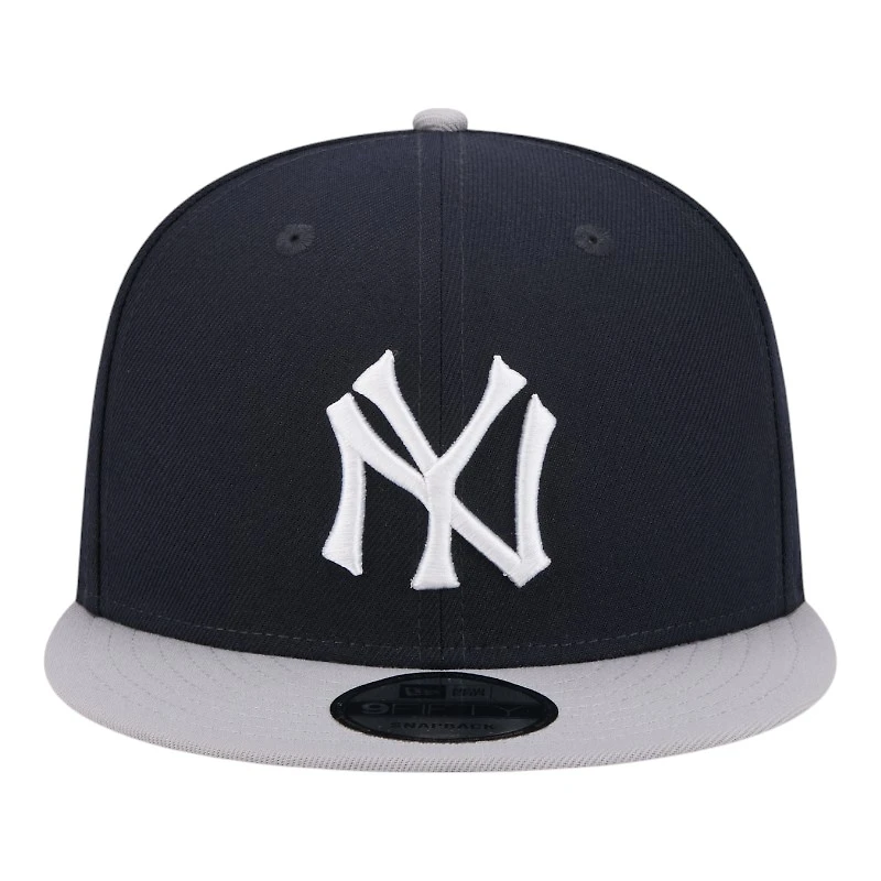 New York Yankees Navy and Gray Cooperstown Logo New Era 9FIFTY Snapback Hat