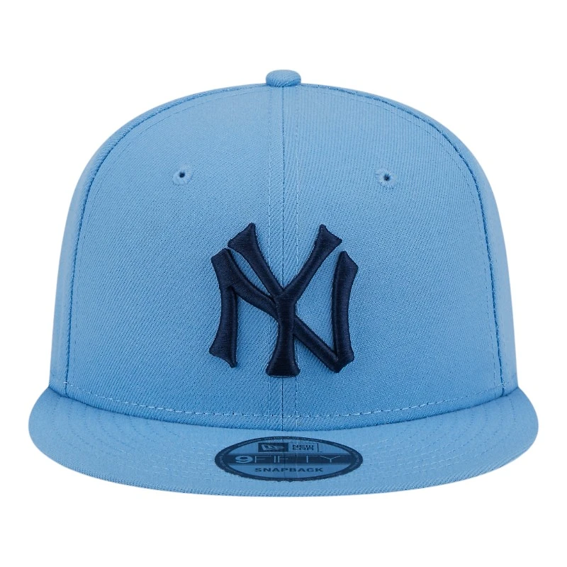 New York Yankees Sky Blue Cooperstown Logo New Era 9FIFTY Snapback Hat