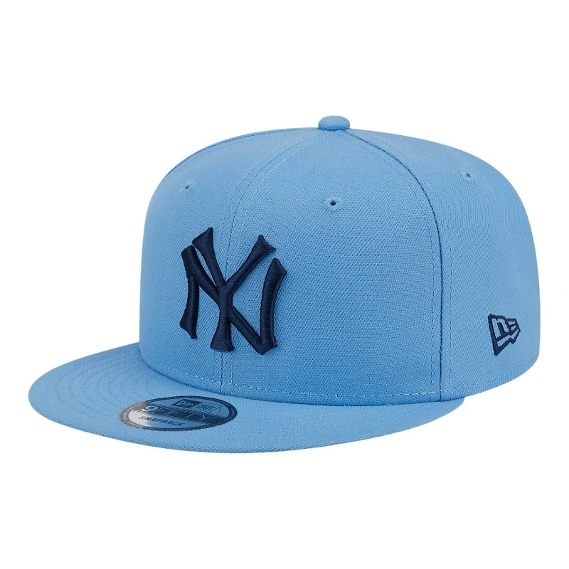 New York Yankees Sky Blue Cooperstown Logo New Era 9FIFTY Snapback Hat