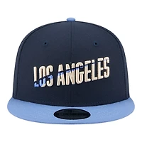 Los Angeles Dodgers Two Tone City Connect Wordmark New Era 9FIFTY Snapback Hat