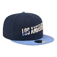 Los Angeles Dodgers Two Tone City Connect Wordmark New Era 9FIFTY Snapback Hat