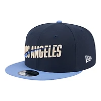 Los Angeles Dodgers Two Tone City Connect Wordmark New Era 9FIFTY Snapback Hat