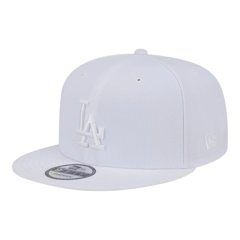 Los Angeles Dodgers White on White New Era 9FIFTY Snapback Hat