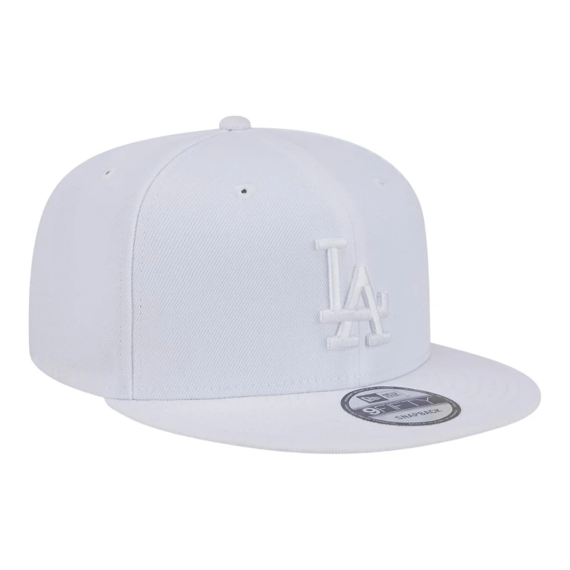 Los Angeles Dodgers White on White New Era 9FIFTY Snapback Hat