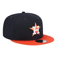 Houston Astros Navy and Orange New Era 9FIFTY Snapback Hat