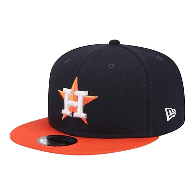 Houston Astros Navy and Orange New Era 9FIFTY Snapback Hat