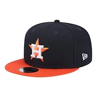 Houston Astros Navy and Orange New Era 9FIFTY Snapback Hat
