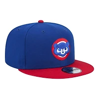 Chicago Cubs Royal and Red Cooperstown Logo New Era 9FIFTY Snapback Hat