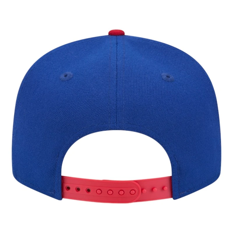 Chicago Cubs Royal and Red Cooperstown Logo New Era 9FIFTY Snapback Hat