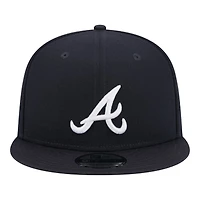 Atlanta Braves Navy New Era 9FIFTY Snapback Hat