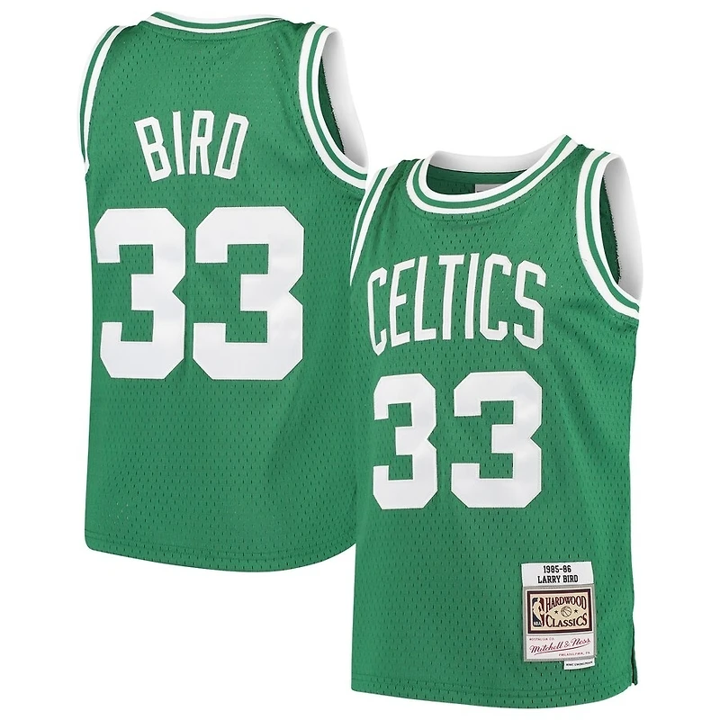 Youth Larry Bird Boston Celtics Mitchell & Ness Hardwood Classics Swingman Throwback Jersey - Green
