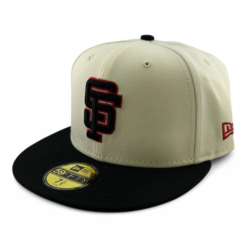 San Francisco Giants Chrome and Black 1984 ASG Patch Red UV New Era 59FIFTY Fitted Hat