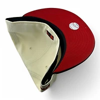 San Francisco Giants Chrome and Black 1984 ASG Patch Red UV New Era 59FIFTY Fitted Hat