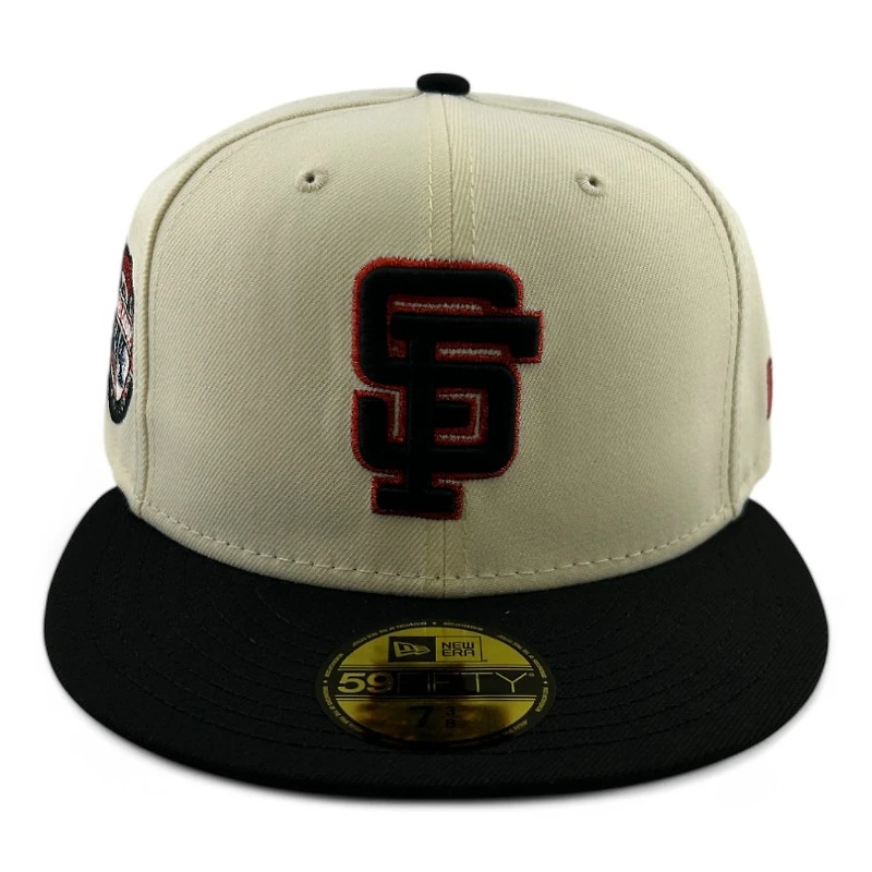 San Francisco Giants Chrome and Black 1984 ASG Patch Red UV New Era 59FIFTY Fitted Hat