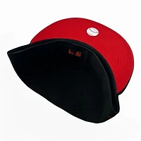 Philadelphia Phillies Black and Red Metallic 100 Years Patch UV New Era 59FIFTY Fitted Hat