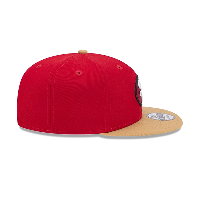 San Francisco 49ers Historic Red New Era 9FIFTY Snapback Hat