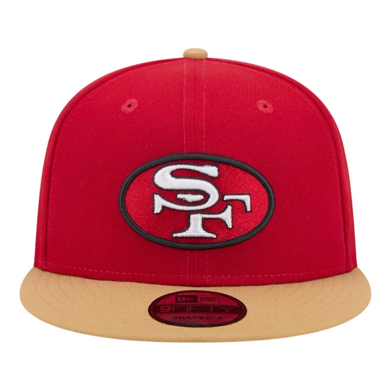 San Francisco 49ers Red and Gold New Era 9FIFTY Snapback Hat