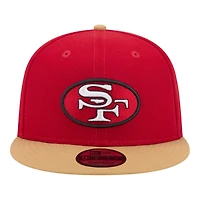 San Francisco 49ers Red and Gold New Era 9FIFTY Snapback Hat