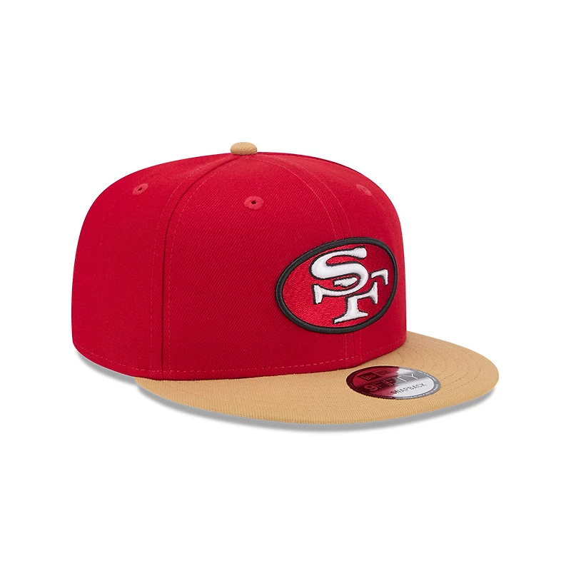 San Francisco 49ers Historic Red New Era 9FIFTY Snapback Hat