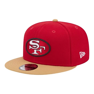 San Francisco 49ers Red and Gold New Era 9FIFTY Snapback Hat