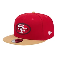 San Francisco 49ers Red and Gold New Era 9FIFTY Snapback Hat