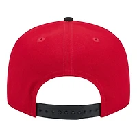 San Francisco 49ers Red and Black New Era 9FIFTY Snapback Hat