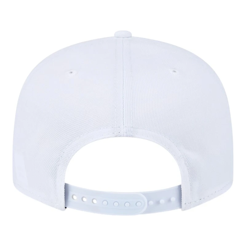 Las Vegas Raiders White on White New Era 9FIFTY Snapback Hat