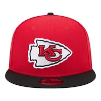 Kansas City Chiefs Red and Black New Era 9FIFTY Snapback Hat