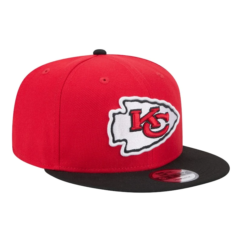 Kansas City Chiefs Red and Black New Era 9FIFTY Snapback Hat