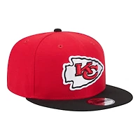 Kansas City Chiefs Red and Black New Era 9FIFTY Snapback Hat