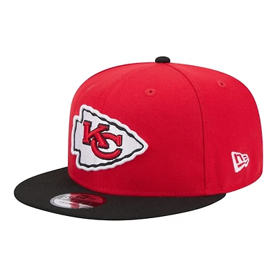 Kansas City Chiefs Red and Black New Era 9FIFTY Snapback Hat