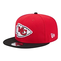Kansas City Chiefs Red and Black New Era 9FIFTY Snapback Hat