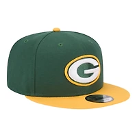 Green Bay Packers Green and Yellow New Era 9FIFTY Snapback Hat