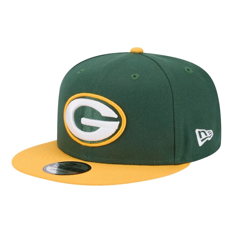 Green Bay Packers Green and Yellow New Era 9FIFTY Snapback Hat