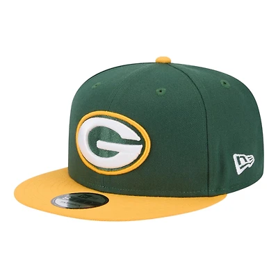 Green Bay Packers Green and Yellow New Era 9FIFTY Snapback Hat