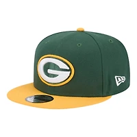 Green Bay Packers Green and Yellow New Era 9FIFTY Snapback Hat