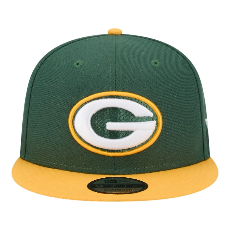 Green Bay Packers Green and Yellow New Era 9FIFTY Snapback Hat