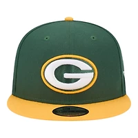 Green Bay Packers Green and Yellow New Era 9FIFTY Snapback Hat