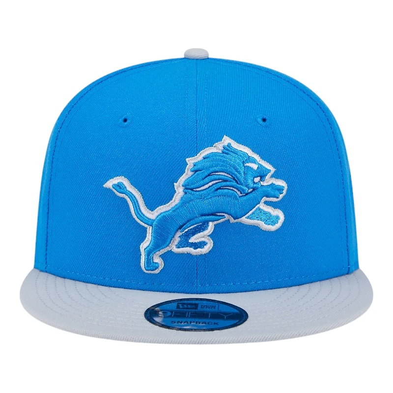 Detroit Lions Blue and Gray New Era 9FIFTY Snapback Hat