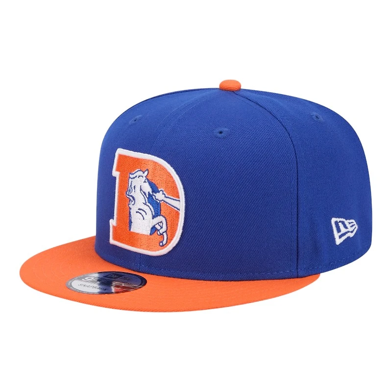 Denver Broncos Royal Blue and Orange New Era 9FIFTY Snapback Hat