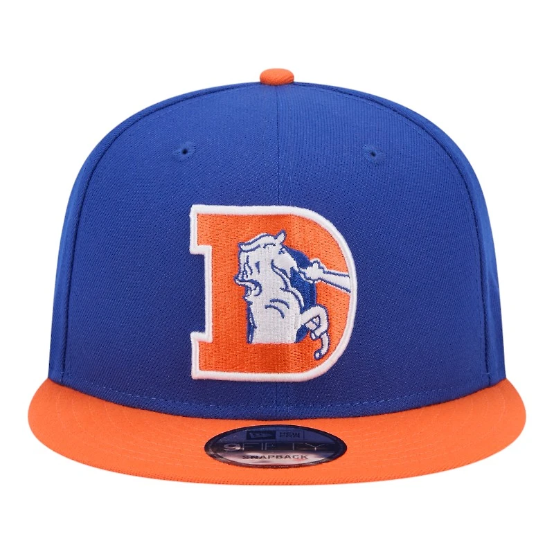 Denver Broncos Royal Blue and Orange New Era 9FIFTY Snapback Hat